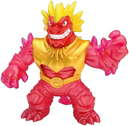 Heróis de Goo Jit Zu Deep Goo Sea Blazagon Hero Pack. Brinquedo super elástico e cheio de gosma. Com recurso de ataque de jato d'água. Estique-o até 3 vezes o seu tamanho!