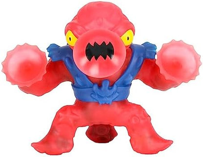 Heróis de Goo Jit Zu Deep Goo Sea Squidor Hero Pack. Brinquedo super macio e cheio de gosma. Com função de ataque por sucção. Estique-o até 3 vezes o seu tamanho!