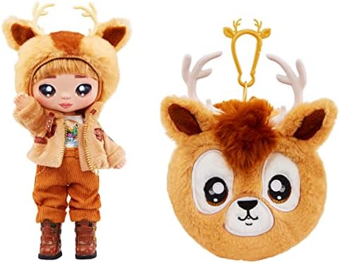Na Surprise Cozy - DONNIE RANGER - Boneco de Pelúcia Macio Inspirado no Donnie Ranger com Cabelo Castanho, Chapéu, Roupa e Bolsa com Presilha de Pele - Item de Colecionador - Presente para Crianças a partir de 5 Anos