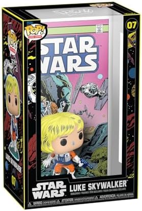 Funko Pop! Capas de Quadrinhos: Star Wars – Luke Skywalker - Figura Colecionável de Vinil - Ideia de Presente - Produto Oficial - Brinquedos para Crianças e Adultos - Figura para Colecionadores e Exibição