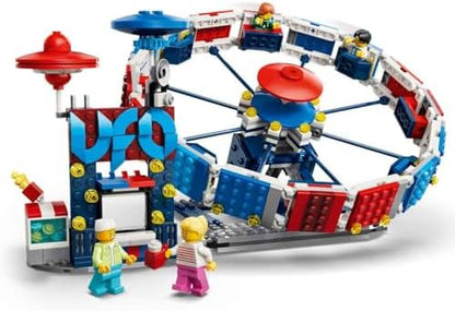 LEGO Creator 3 em 1 Roda-Gigante Icônica - Modelo de Parque Temático que se Transforma em um OVNI ou Carrossel - Decoração DIY para Quarto Infantil - Presente de Aniversário para Meninos e Meninas a partir de 8 Anos - 31389