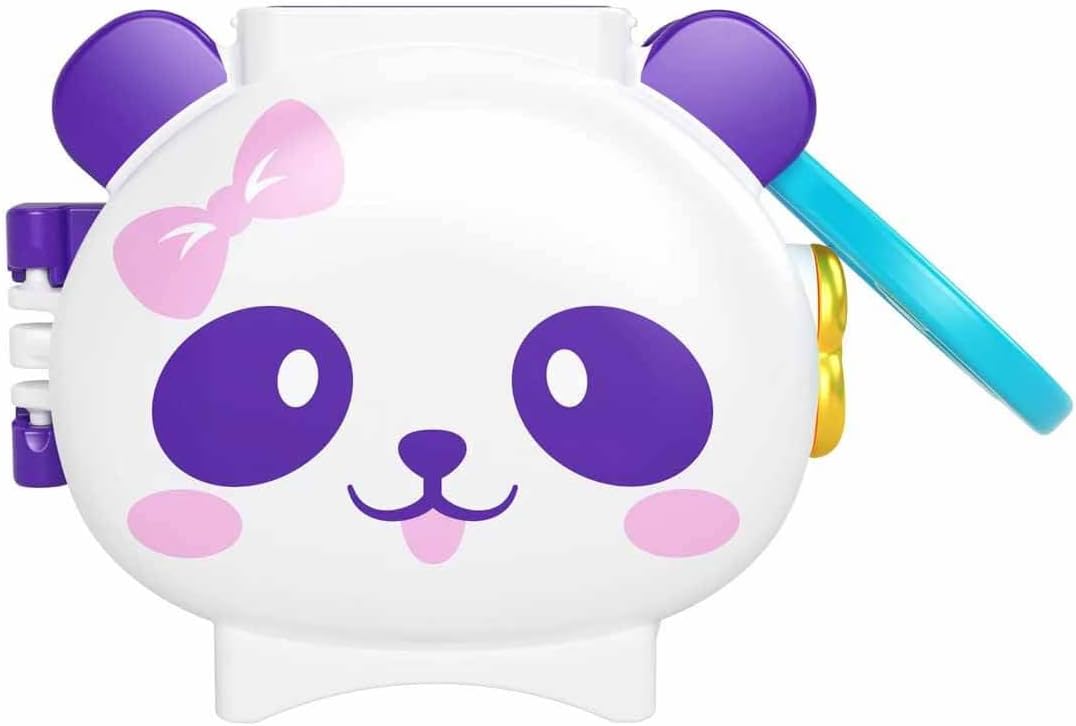 Polly Pocket Conjunto compacto de brinquedos fofinhos GYV99 Panda, HRD