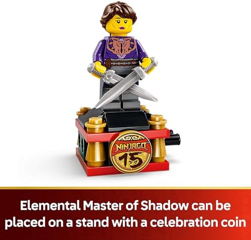 LEGO NINJAGO X-1 Ninja Charger 15º Aniversário - Kit de Modelo de Carro de Corrida com Moto de Brinquedo e 3 Minifiguras, incluindo Kai - Presente Nostálgico para Meninos a partir de 14 Anos e Fãs Adultos - 71867