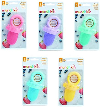 Alimentador de Frutas e Papinhas Munchkin com Rede | Autoalimentação | Introdução Alimentar | Livre de BPA