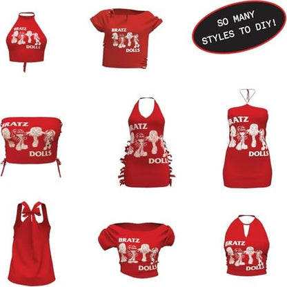 Bratz Stylin' Jade - Boneca Fashion com Camiseta Personalizável para Você, Acompanha Acessórios, Brinquedo Fofo para Meninas