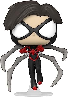 Funko POP! Marvel: Ano da Aranha - Mulher-Aranha - (Mattie) - Marvel Comics - Exclusivo da Amazon - Figura de Vinil Colecionável - Ideia de Presente - Produto Oficial - Brinquedos para Crianças e Adultos
