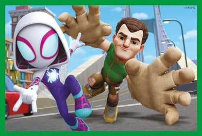 Clementoni 40661 Marvel Homem-Aranha e Seus Incríveis Amigos Quebra-cabeça de 6 peças - Cubo Infantil 2-4 Anos, Desenho Animado, Presente para Meninos/Meninas, Quebra-cabeça para Crianças, Fabricado na Itália, Multicolorido