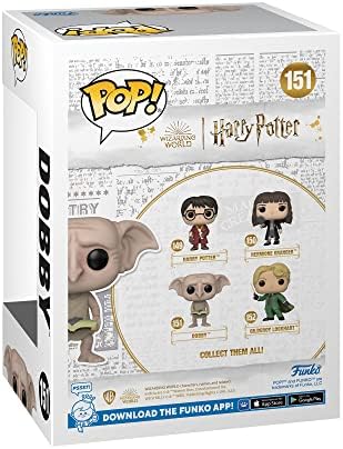 Funko Pop! Filmes: Harry Potter e a Câmara Secreta - Dobby - Exclusivo da Amazon - Figura de Vinil Colecionável - Ideia de Presente - Produto Oficial - Brinquedos para Crianças e Adultos - Fãs de Filmes