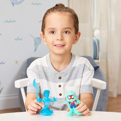 Homem-Aranha e seus Incríveis Amigos Marvel Teias de Água Aranha e Homem-Hídrico Brinquedos