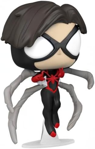 Funko POP! Marvel: Ano da Aranha - Mulher-Aranha - (Mattie) - Marvel Comics - Exclusivo da Amazon - Figura de Vinil Colecionável - Ideia de Presente - Produto Oficial - Brinquedos para Crianças e Adultos