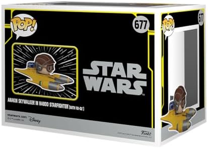 Funko POP! Ride Deluxe: SW - Anakin em N. STRFTR - Star Wars - Exclusivo da Amazon - Figura de Vinil Colecionável - Ideia de Presente - Produto Oficial - Brinquedos para Crianças e Adultos - Fãs de Filmes