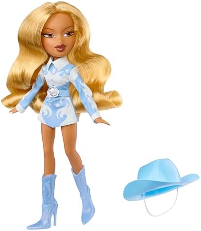 Bratz Sassy Stampede Yasmin – Boneca Fashion Colecionável – Boneca em Estilo Cowgirl (Western) com Roupa e Acessórios