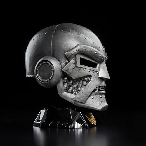 Capacete de RPG Premium do Doutor Destino da Série Marvel Legends, Prata