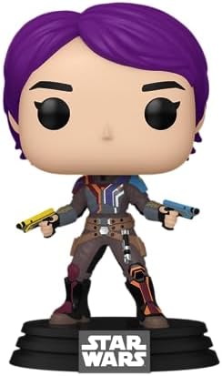 Funko Pop! Star Wars: Ahsoka TV - Sabine Wren - Brilha no Escuro - Exclusivo da Amazon - Figura Colecionável de Vinil - Ideia de Presente - Produto Oficial - Brinquedos para Crianças e Adultos - Fãs da Série de TV