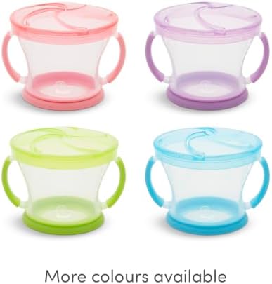 Munchkin – Kit com 2 Potes Snack Catcher para Lanches – Azul/Verde