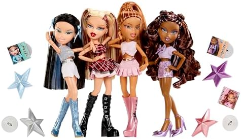 Bratz Pop Starz Yasmin - Boneca Fashion com Pingente Colecionável, Roupa e Acessórios Musicais