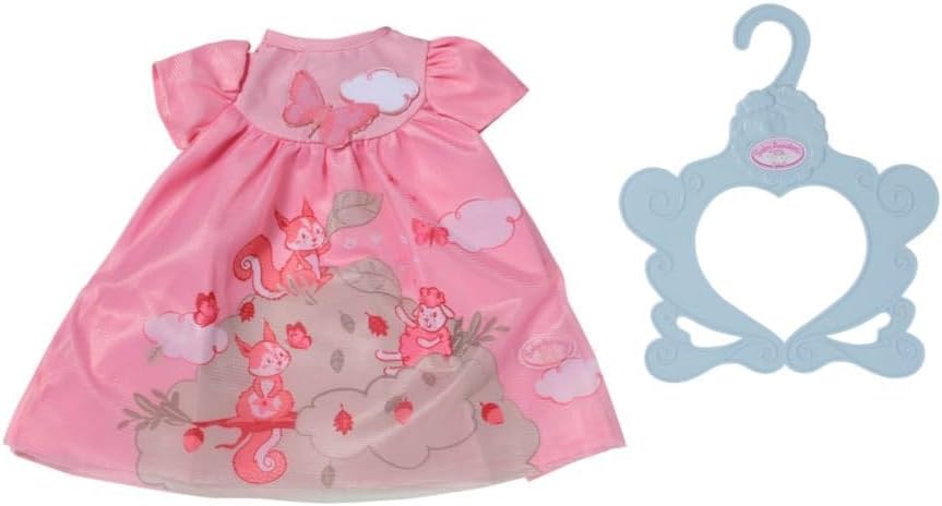 Baby Annabell Vestido rosa 709603 - Roupas e acessórios para bonecas de até 43 cm - Inclui vestido e cabide - Indicado para crianças a partir de 3 anos