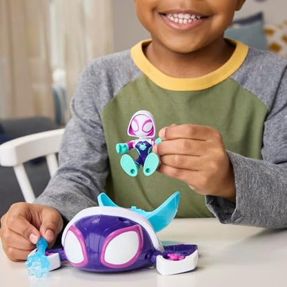 Homem-Aranha e seus Incríveis Amigos Marvel Teias de Água Tartaruga Fantasma Submarino Brinquedo