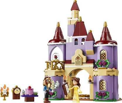 LEGO | Castelo Encantado da Bela e a Fera da Disney - Inclui 2 mini bonecas e figura do Lumière - Presente para meninas a partir de 5 anos e fãs da Bela e a Fera - 43289