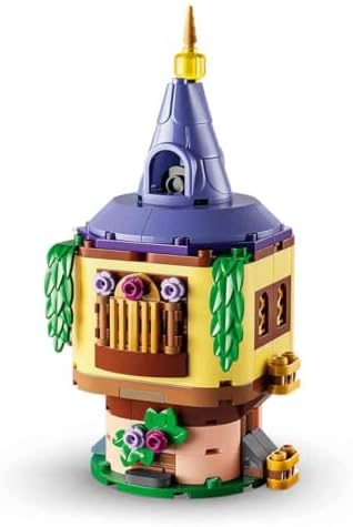 LEGO | Mini Torre da Rapunzel da Disney - Conjunto Enrolados com 2 Mini Bonecas, Figura do Pascal, Acessórios e Cadeado - Presente para Meninas a partir de 5 Anos e Fãs do Filme - 43294