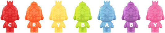 POP MART POP BEAN Crybaby Mini Figura Rainbow Set Series Conjunto Completo Chic Art Toy Articulado Personagem Design Premium Presentes para Mulheres Fãs-Colecionável