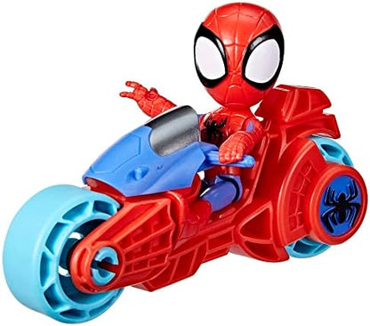 Homem-Aranha e seus amigos incríveis Marvel, Figura de ação do Homem-Aranha, Moto de brinquedo, Brinquedos para meninos e meninas a partir de 3 anos