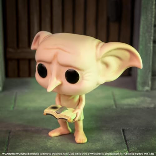 Funko Pop! Filmes: Harry Potter e a Câmara Secreta - Dobby - Exclusivo da Amazon - Figura de Vinil Colecionável - Ideia de Presente - Produto Oficial - Brinquedos para Crianças e Adultos - Fãs de Filmes