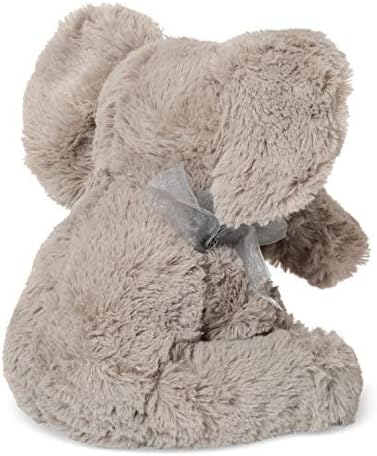 Baby Box Shop - Elefante de pelúcia, urso de pelúcia cinza - ideal para batizados, aniversários ou presentes de bebê, brinquedos de pelúcia para crianças