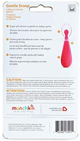 Munchkin Kit com 2 Colheres de Treinamento em Silicone para Bebês Gentle Scoop
