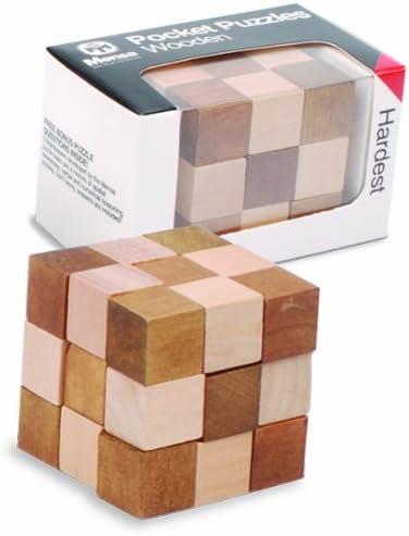 Quebra-cabeças de bolso Mensa de madeira (unidade única)