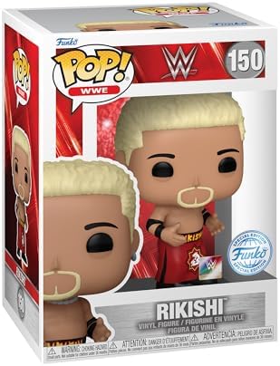 Funko POP! WWE: Rikishi - Exclusivo da Amazon - Figura de Vinil Colecionável - Ideia de Presente - Produto Oficial - Brinquedos para Crianças e Adultos - Fãs de Esportes - Figura para Colecionadores e Exibição