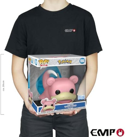 Funko Pop! Jumbo: Pokémon - Slowpoke - Figura de Vinil Colecionável - Ideia de Presente - Produto Oficial - Brinquedos para Crianças e Adultos - Fãs de Jogos - Figura para Colecionadores e Exibição