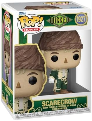 Funko POP! Filmes: Wicked: Para o Bem - Espantalho - Wicked - Figura de Vinil Colecionável - Ideia de Presente - Produto Oficial - Brinquedos para Crianças e Adultos - Fãs de Filmes - Figura para Colecionadores e Exibição