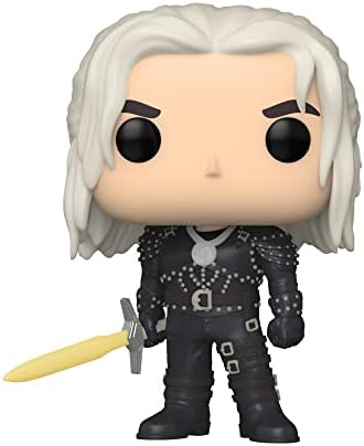 Funko POP! TV: The Witcher - Geralt com Espada - Brilha no Escuro - The Witcher - Exclusivo da Amazon - Figura Colecionável de Vinil - Ideia de Presente - Produto Oficial - Brinquedos para Crianças e Adultos - Fãs da Série