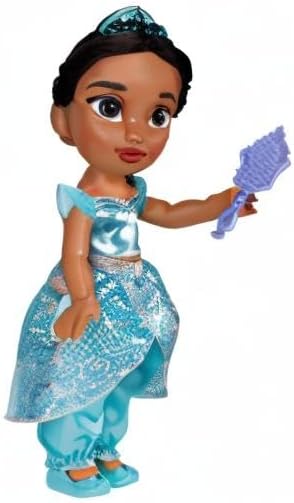 Disney Boneca Princess My Friend Jasmine 35 cm – Disney 100 Anos de Magia, Traje Platinum