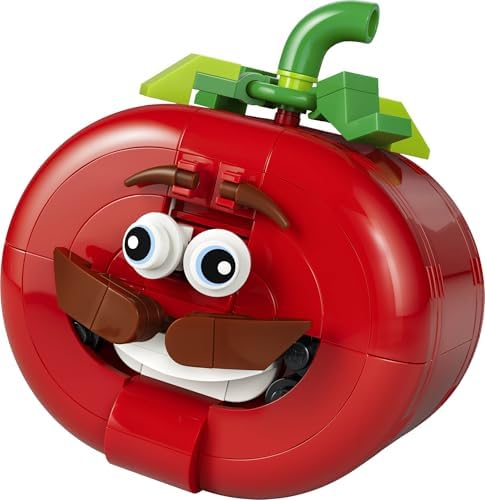 LEGO Fortnite Tomatohead - Figura Interativa com Restaurante Interno - Decoração para Quarto ou Mesa Infantil - Presente Gamer para Meninos, Meninas e Fãs a partir de 10 Anos - 77079