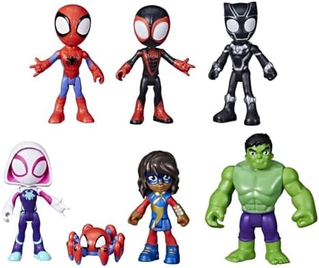 Homem-Aranha e seus amigos incríveis - Equipe Homem-Aranha e Amigos - Figuras