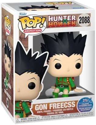 Funko Pop! Animation: Hunter X Hunter - Gon Freecss - Figura Colecionável de Vinil - Ideal para Presente - Produto Oficial - Brinquedo para Crianças e Adultos - Fãs de Anime