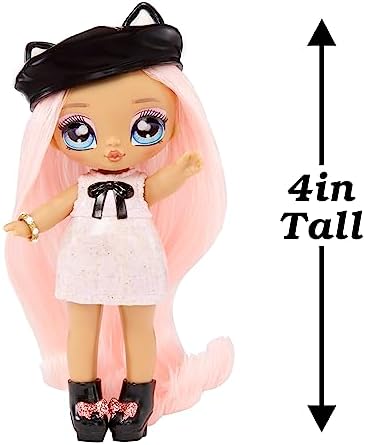 Na Na Na Surprise Minis Série 2 - Boneca Fashion de 10 cm - Embalagem Misteriosa com Confete Surpresa - Inclui Boneca Articulada, Roupa e Sapatos - Ótimo Presente para Crianças - Para Meninas e Meninos a partir de 4 Anos