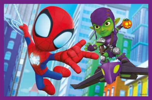 Clementoni 40661 Marvel Homem-Aranha e Seus Incríveis Amigos Quebra-cabeça de 6 peças - Cubo Infantil 2-4 Anos, Desenho Animado, Presente para Meninos/Meninas, Quebra-cabeça para Crianças, Fabricado na Itália, Multicolorido