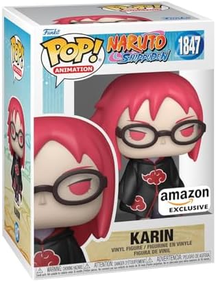 Funko POP! Animation: Naruto S - Karin - Naruto Shippuden - Exclusivo da Amazon - Figura Colecionável de Vinil - Ideia de Presente - Produto Oficial - Brinquedo para Crianças e Adultos - Fãs de Anime