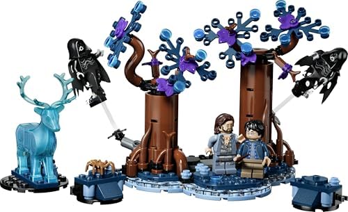 LEGO Harry Potter Floresta Proibida: Expecto Patronum - Modelo com 2 Dementadores, Cervo e 2 Minifiguras, incluindo Sirius Black - Presente para meninas, meninos e fãs a partir de 7 anos - 76475