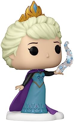 Funko Pop! Disney: Princesa Suprema - Elsa - Princesas da Disney - Exclusivo da Amazon - Figura de Vinil Colecionável - Ideia de Presente - Produto Oficial - Brinquedos para Crianças e Adultos - Fãs de Filmes