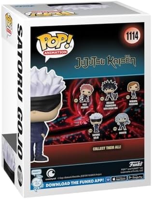 Funko POP! Animation: Jujutsu Kaisen - Satoru Gojo - Figura Colecionável de Vinil - Ideia de Presente - Produto Oficial - Brinquedos para Crianças e Adultos - Fãs de Anime - Figura para Colecionadores e Exibição