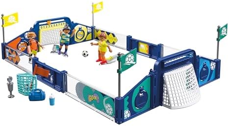Playmobil | My Life | Arena de Futebol | Campo com Mecanismo de Chute e 2 Gols | Brinquedo de Futebol para Crianças a partir de 4 Anos | 72056