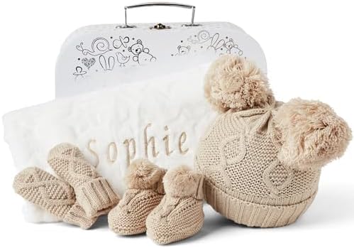 Conjunto de presentes unissex para bebês - Presentes para bebês recém-nascidos unissex, presentes para revelação do sexo do bebê, presentes personalizados para chá de bebê - presentes personalizados, roupas de inverno para bebês