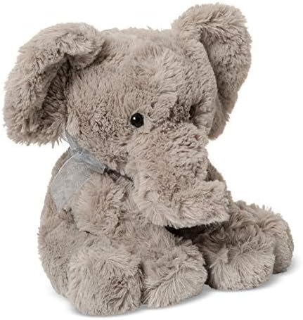 Baby Box Shop - Elefante de pelúcia, urso de pelúcia cinza - ideal para batizados, aniversários ou presentes de bebê, brinquedos de pelúcia para crianças