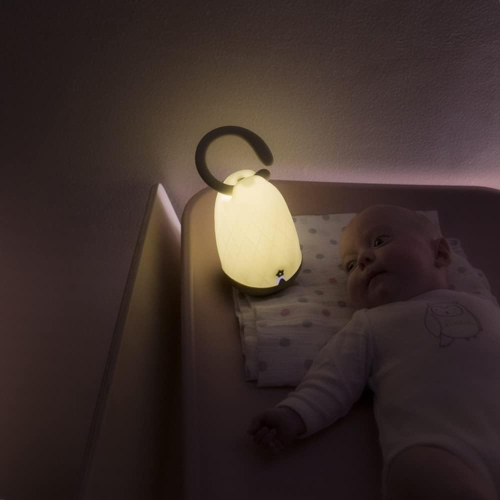 Pabobo Night Light Latern para crianças em cinza