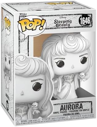 Funko Pop! Disney: Esboço - Bela Adormecida - Aurora - Figura Colecionável de Vinil - Ideia de Presente - Produto Oficial - Brinquedos para Crianças e Adultos - Figura para Colecionadores e Exibição