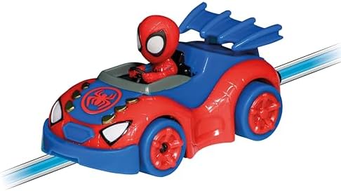 Carrera FIRST 20065032 Homem-Aranha e Seus Incríveis Amigos - Autorama do Homem-Aranha, com Licença Original da Marvel, Indicado para Crianças a partir de 3 Anos